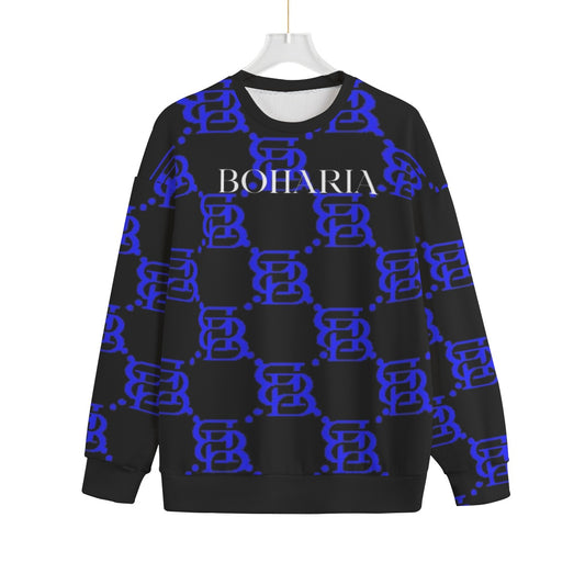 BB Print Blue & Black Sweater